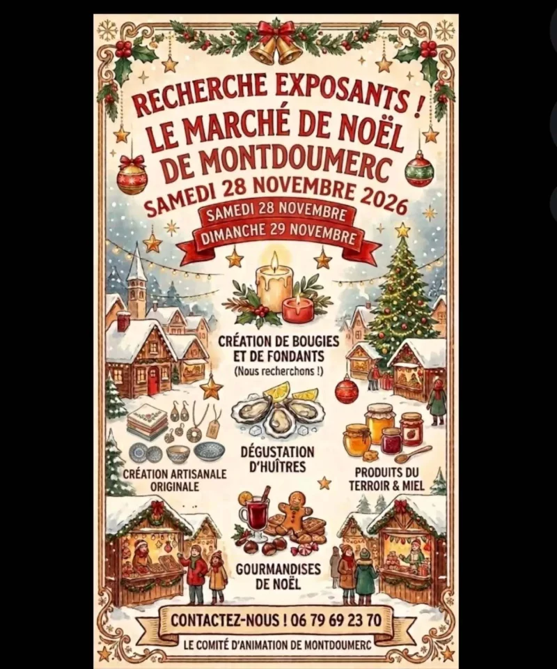 Marché de Noël à Montdoumerc