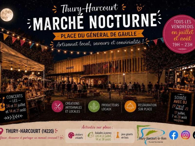 Marchés nocturnes à Thury-Harcourt