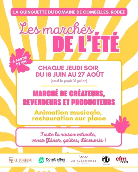 Les marchés de l'été des Audacieuses