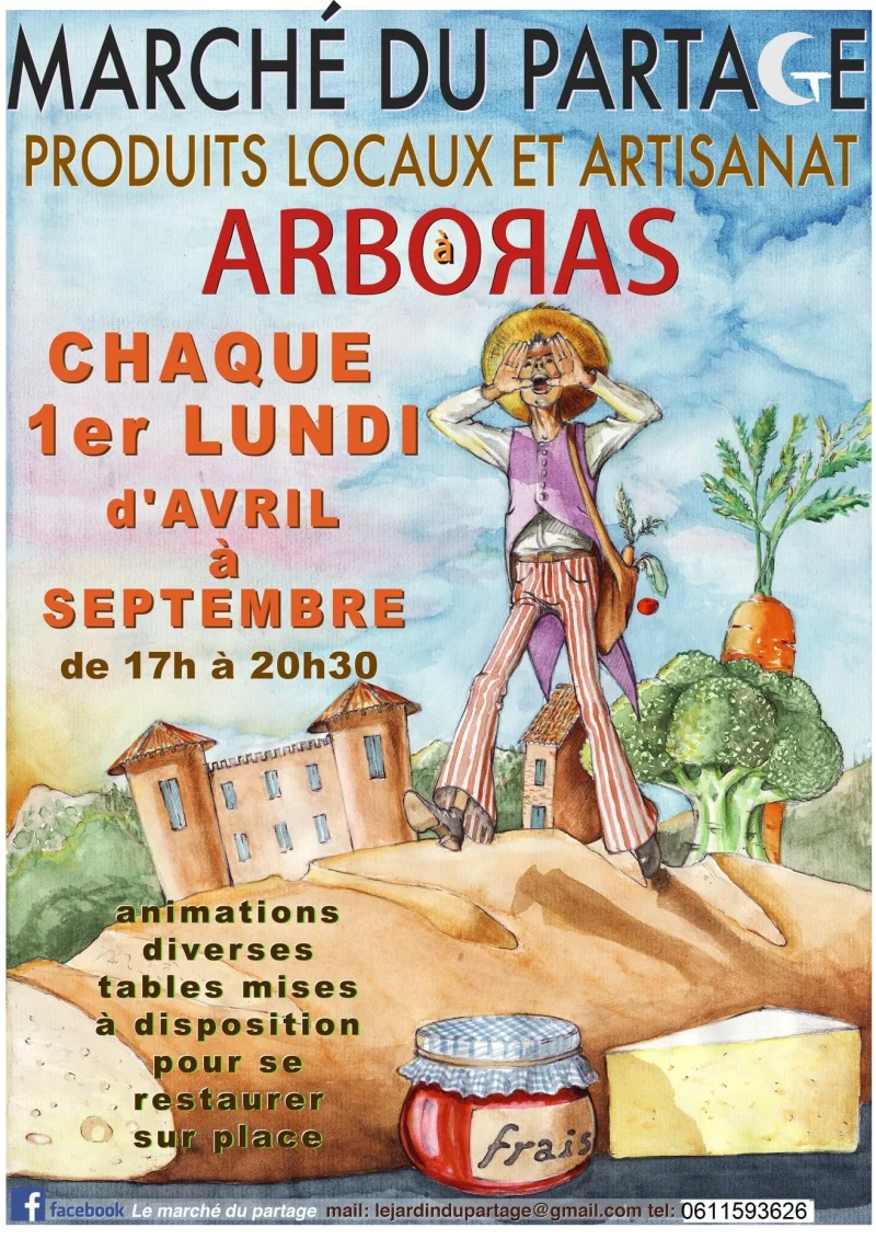 MARCHÉ DU PARTAGE  - PRODUITS LOCAUX ET ARTISANAT