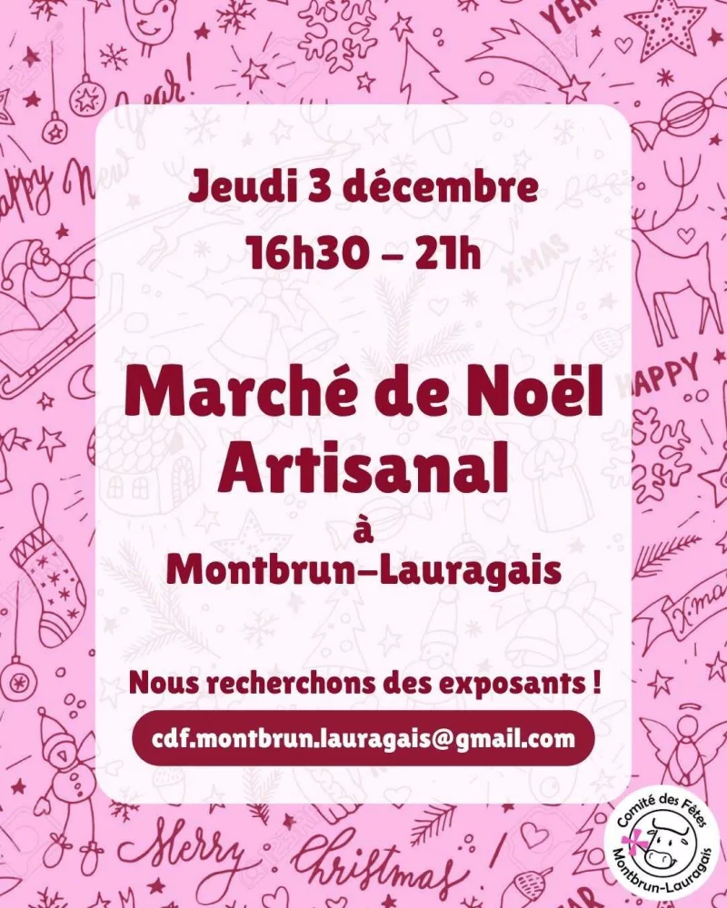 MARCHÉ DE NOËL ARTISANAL À MONTBRUN-LAURAGAIS