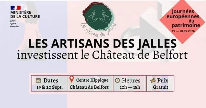 Journées européennes du patrimoine 2026 - Les Artisans des Jalles au Château de Belfort