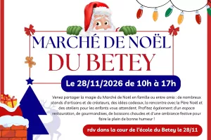 Marché de Noël à l'école du Bétey