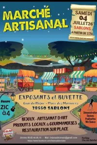 Marché nocturne artisanal