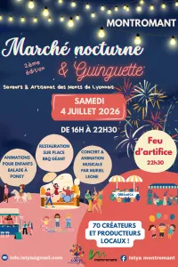 Marché nocturne de Montromant 2026